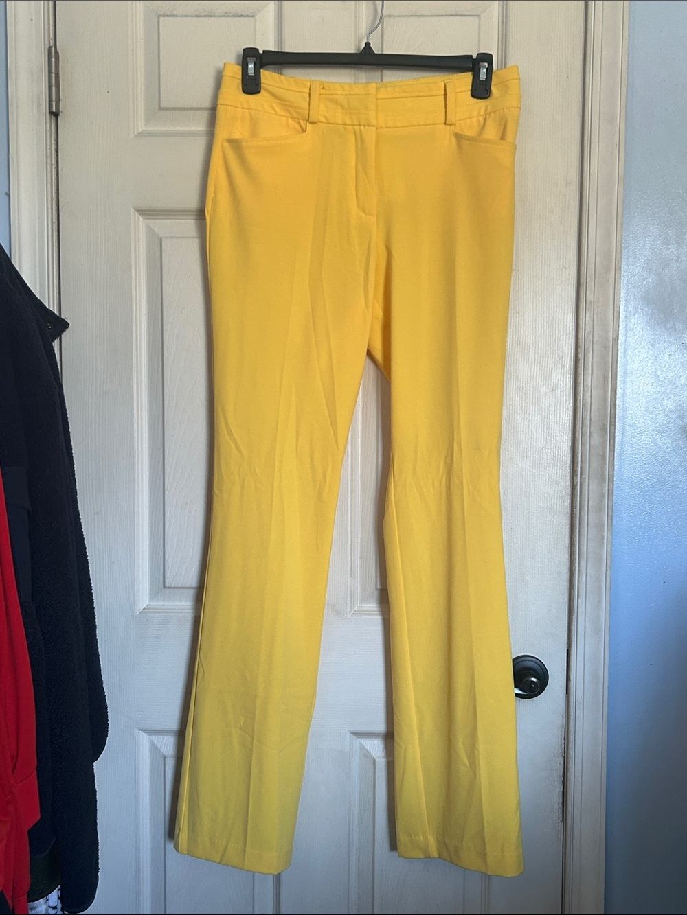 NWT New York & Company yellow dress pants size 8 TALL
